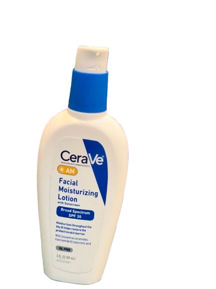 CeraVe AM Facial Moisturizing Lotion SPF 30 – Daily Moisturizer with Sunscreen