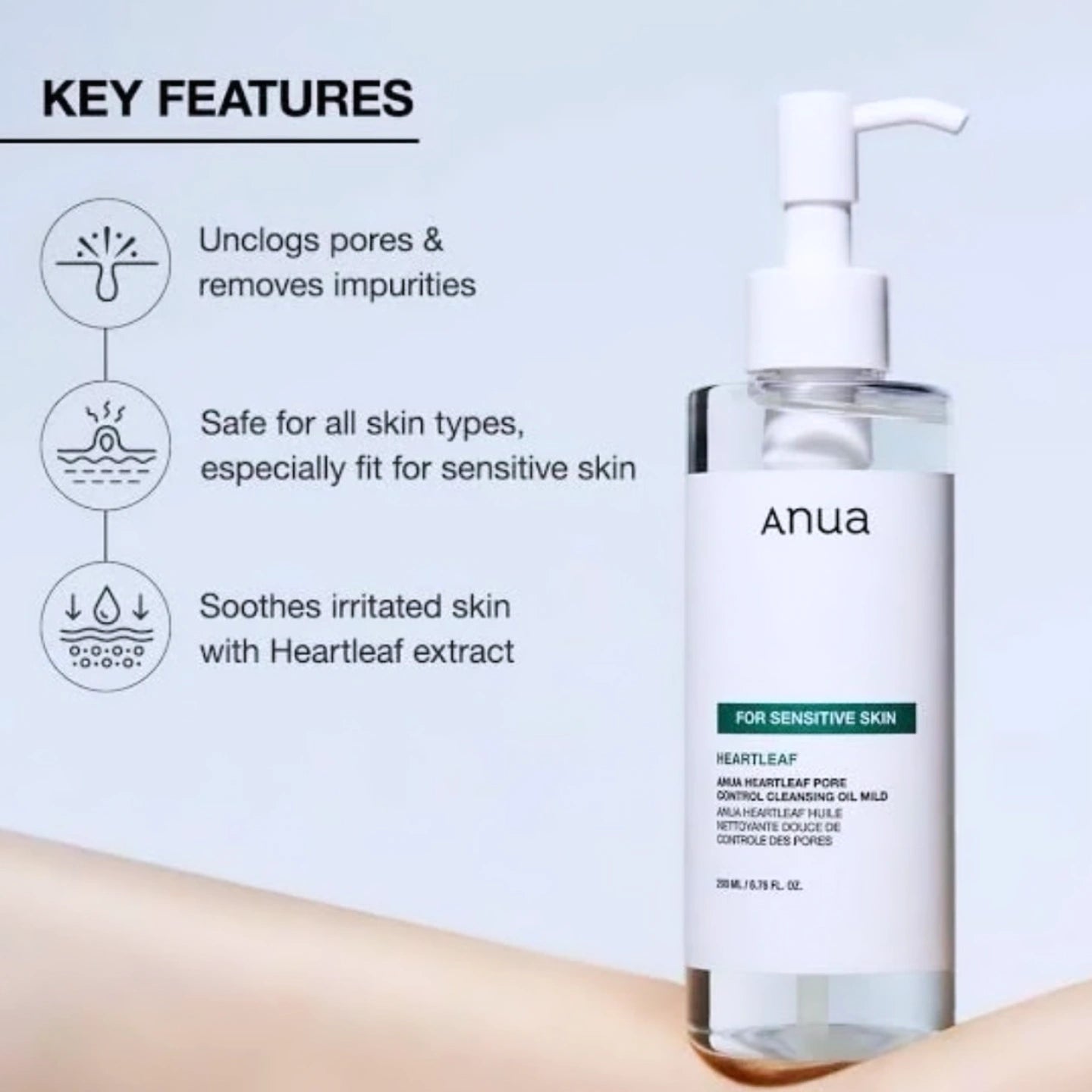 Anua Heartleaf Pore Control cleansing Oil Mild 200ml