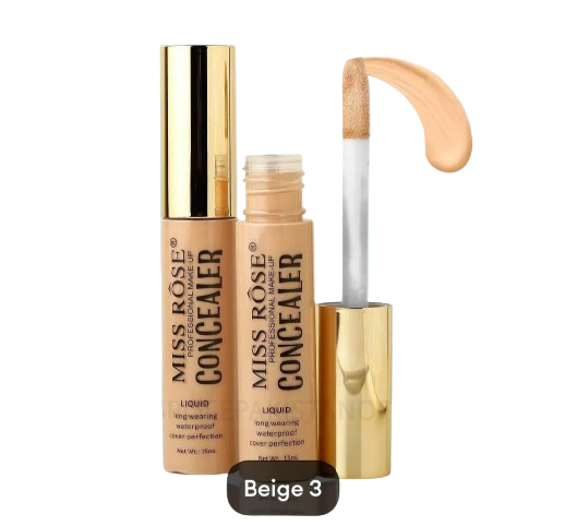Miss Rose Full Coverage Liquid Concealer – Long Lasting, Waterproof