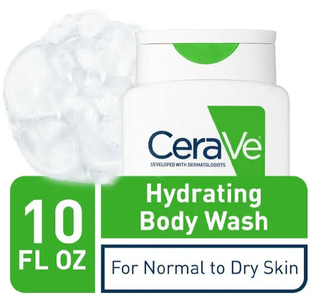 CeraVe Hydrating Body Wash For Normal to Dry skin