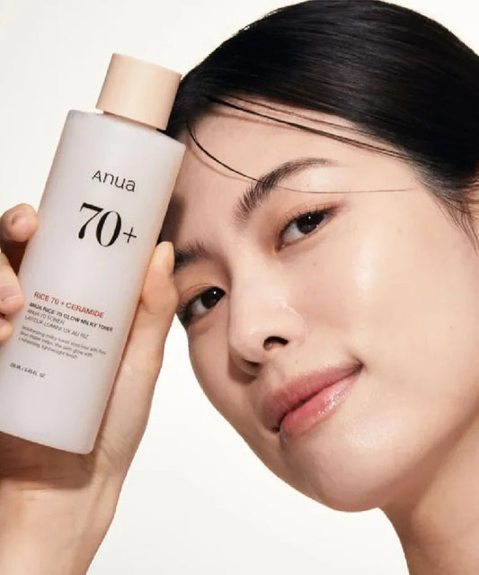 Anua 70+ anua rice 70 glow milky toner