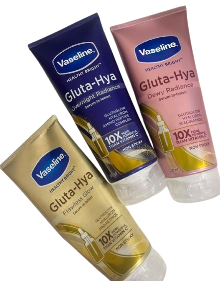 Vaseline Gluta-Hya Lotion + Serum Brightening Body Care