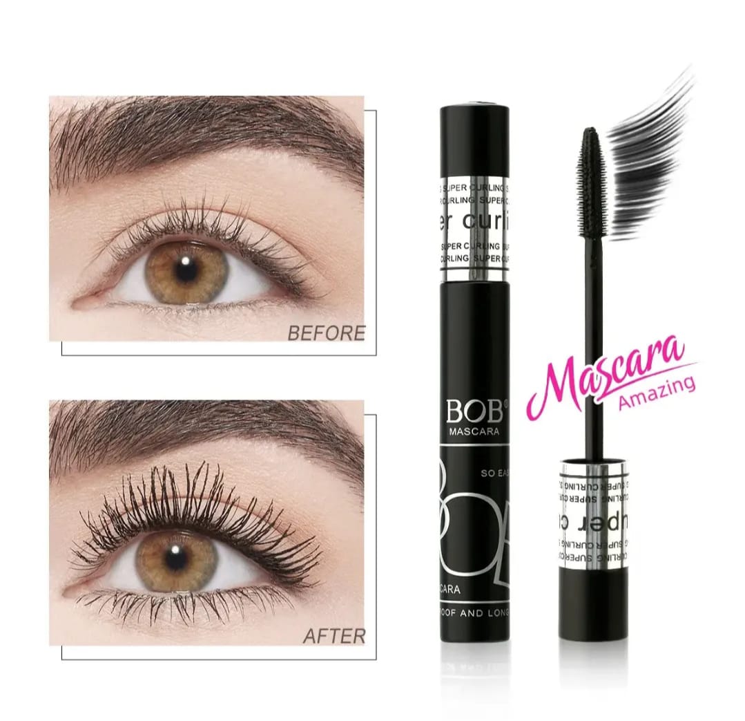 BoB Charm Curly Waterproof Mascara – Long Lasting & Smudge-Proof
