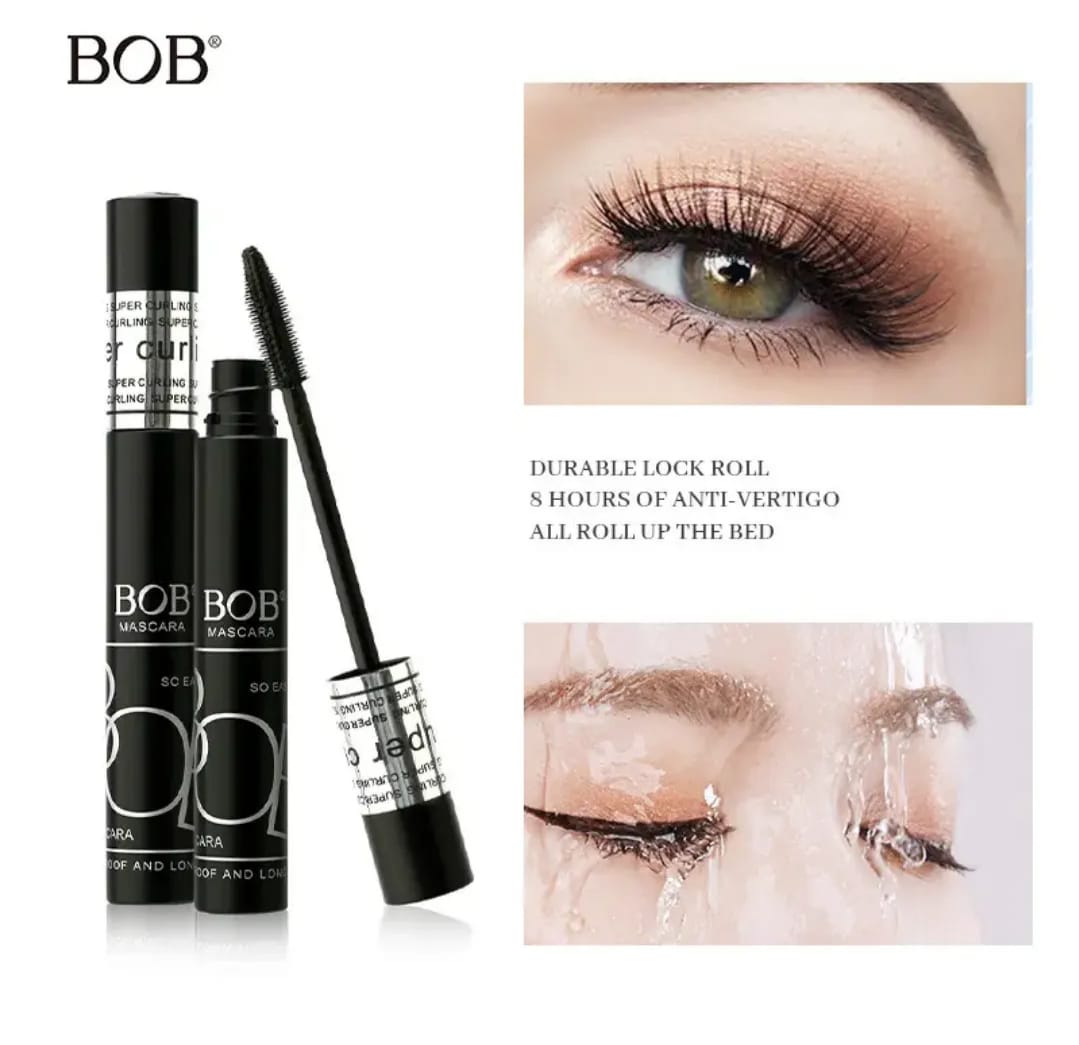 BoB Charm Curly Waterproof Mascara – Long Lasting & Smudge-Proof