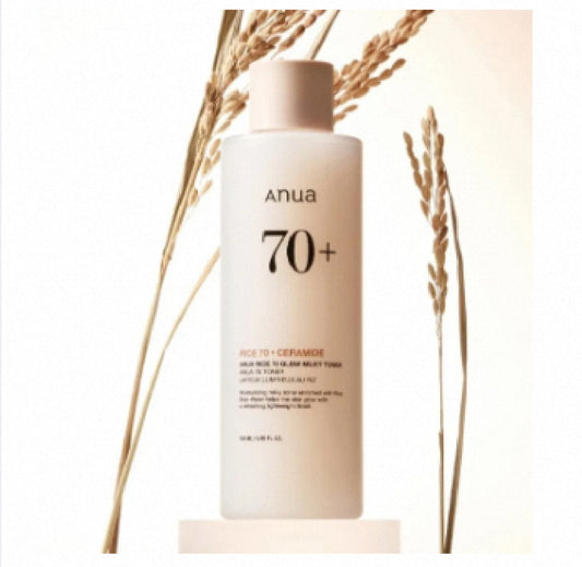Anua 70+ anua rice 70 glow milky toner
