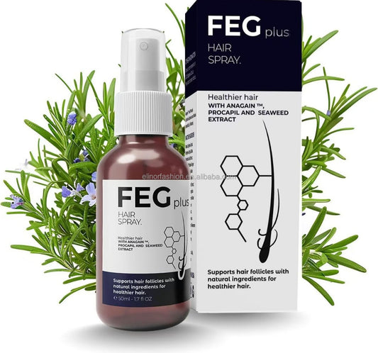 FEGPLUS Hair Growth Spray & Serum (50ml) 🌿✨